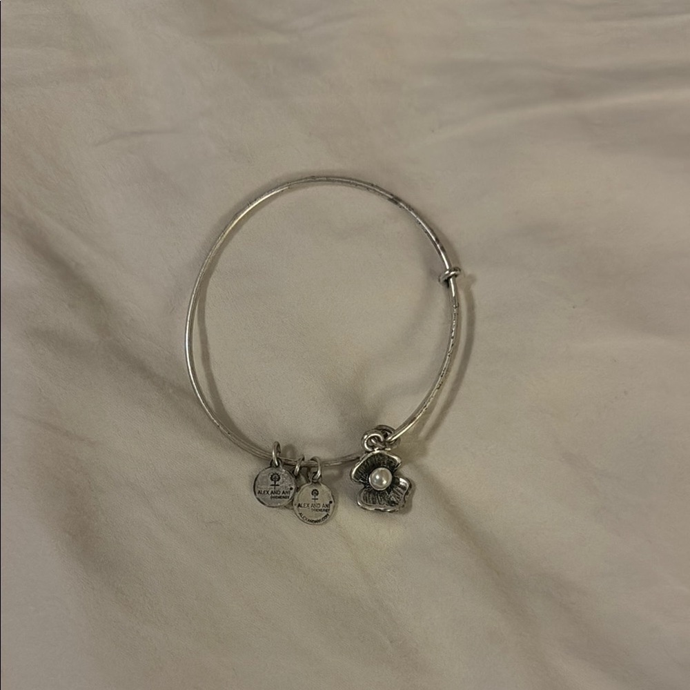 Alex and Ani Silver Charm Bracelet